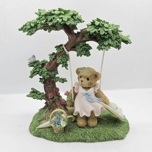 Cherished Teddies Julia #CT0042 2004 Collectors Club Exclusive Swing Tree NO BOX